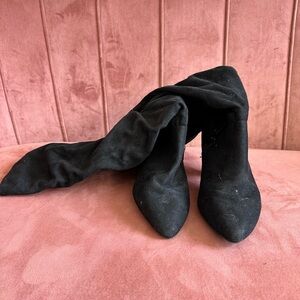 Express Black Over the Knee Boots